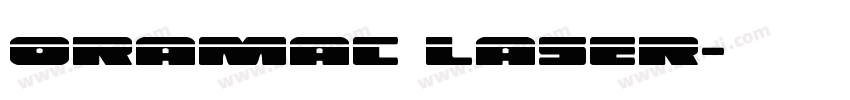 Oramac Laser字体转换
